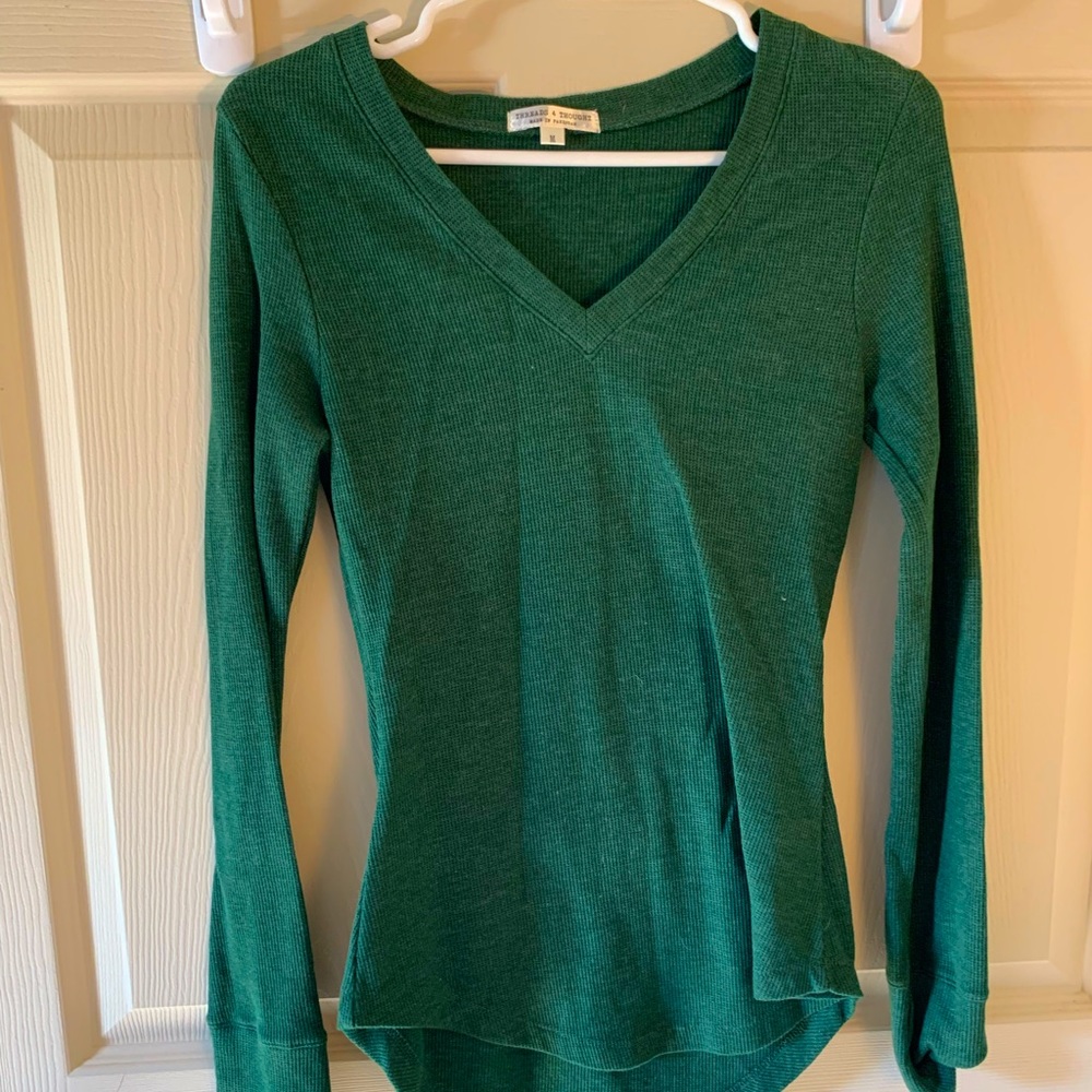 Thermal Long Sleeve V-neck Shirt